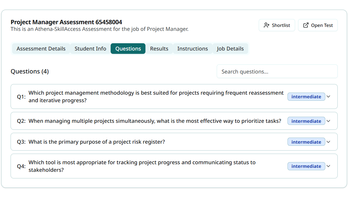 Dynamic AI Questioning
